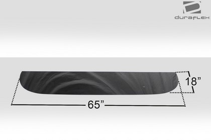 Duraflex Universal Fiberglass 1pc Front Splitter - Click Image to Close